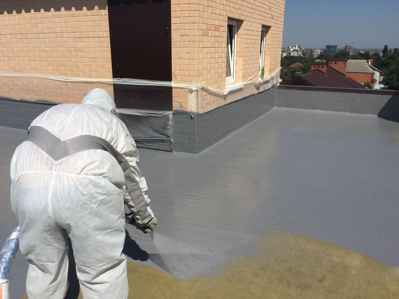 Гидроизоляция кровельной конструкции